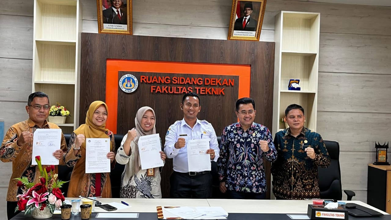 SMKN 1 Koto XI Tarusan Jalin Kerja Sama dengan Fakultas Teknik UNP